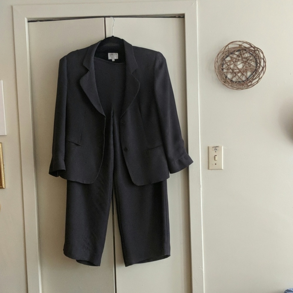 Vintage Armani pants suit set